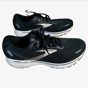Brooks Ghost 14 Black White Low Sneakers